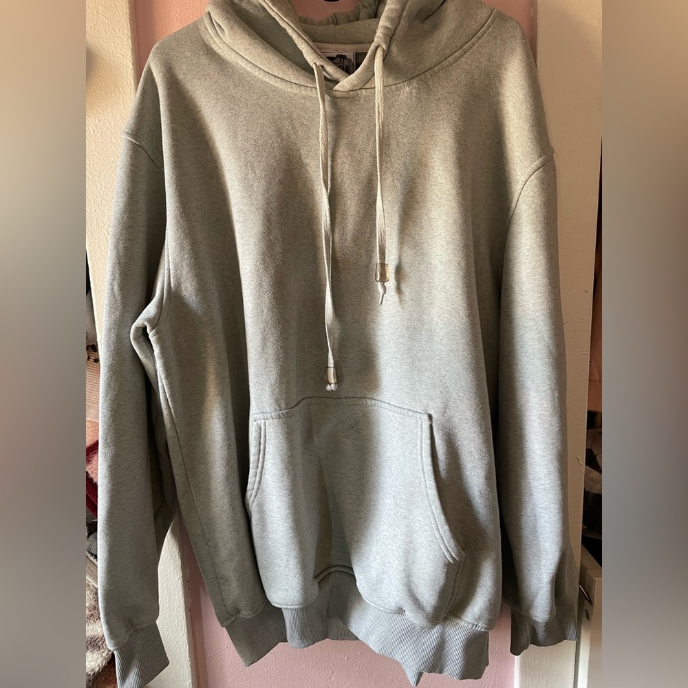 Gray Hoodie with Front Pocket